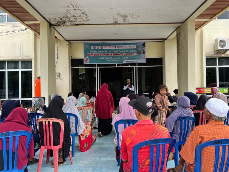 Rotte Factory Turut Mendukung Kegiatan Pemeriksaan Kesehatan Gratis di Air Tiris Kabupaten Kampar - Babada Foundation bersama KKN IKES Payung Negeri menggelar pemeriksaan kesehatan gratis bagi ibu hamil, lansia, dan anak-anak di Air Tiris.