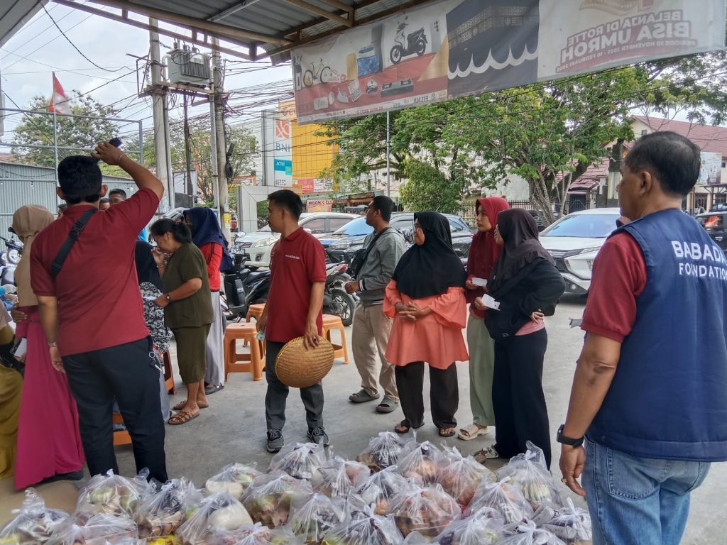 Rotte Factory Dukung Acara Sembako Murah dan Cek Kesehatan Gratis Babada Foundation di Outlet Duri Sudirman